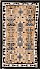 A GROUP OF FIVE SOUTHWEST NAVAJO HANDWOVEN RUG