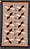 A GROUP OF FOUR SOUTHWEST NAVAJO HANDWOVEN RUG