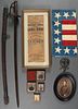 A GROUP OF CIVIL WAR RELATED COLLECTIBLES, 20TH C