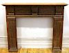 Carved Oak Fireplace Mantel