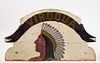 Native Folk Art Stern Board for Steamboat for 'Viroqua'