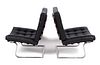 PAIR OF MIES VAN DER ROHE 'TUGENDHAT' LOUNGE CHAIRS BY KNOLL