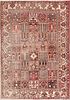 Vintage Hand Knotted Bakhtiari Garden Carpet Oriental Rug, 20th Century