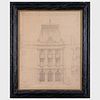 European School: Architectural Drawings: Group of Five