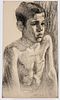 Elena Izcue, Estudio de desnudo adolescente (1922)