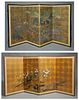 Two 19th C. Japanese screens