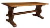 FRENCH MONASTERY OR REFECTORY TABLE, 79.5"L
