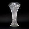 Lalique Clear Crystal Pompons Vase in Fitted Box