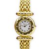 Lady's Chopard 18 Karat Yellow Gold Bracelet Watch with Quartz Movement and accented with Approx