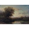 Well Done 19th Century Oil On Panel "Landscape"  Signed lower left with possible Russian signature