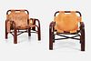 Tito Agnoli, 'Safari' Lounge Chairs (2)