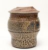Karen Karnes Attr. Stoneware Pottery Covered Jar