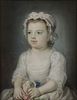 18th C. Pastel Portrait of a Young Girl with
