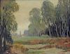 FRANZ BRASZ, Arnold. Oil on Canvas Landscape.