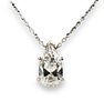 2.4cts Diamond Pendant & Platinum Necklace