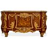 FRENCH GILT BRONZE MOUNTED LOUIS XVI STYLE COMMODE AFTER JEAN-HENRI RIESENER  'COMMODE POUR LA CHAMBRE a VERSAILLES', 19TH CENTURY