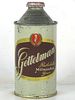 1953 Gettelman Rathskellar Beer 12oz 164-24 High Profile Cone Top Wisconsin Milwaukee