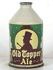 1952 Old Topper Ale 12oz 197-33 Crowntainer New York Rochester