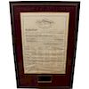 Rare Ordinance of Secession 1861 Document