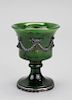 Signed Faberge Spinach Green Cup