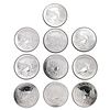 2019 Roll of 5oz Silver Rounds [10 Coins]