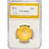 1912 $10 Gold Eagle PGA MS64
