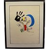 Joan Miro (1893 - 1983) Colored Etching