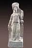 Tall Greek Canosan Pottery Female Votive Figure