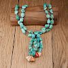 Pueblo Turquoise and Heishi Necklace