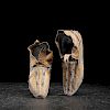 Southern Cheyenne Beaded Hide Moccasins, Collected by Lawrie Tatum (1822-1900), Fort Sill, Indian Territory