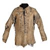 Northern Plains Beaded and Embroidered Hide Scout Jacket
