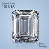 10.33 ct, D/VVS1, Type IIa Emerald cut GIA Graded Diamond. Appraised Value: $3,579,300 