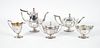 Gorham Plymouth 5pc Sterling Silver Tea and Coffee Set