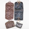 Gucci Leather Suitcase and Goyard Leather Bag