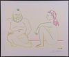 Style of Pablo Picasso: Homme et Femme Nue