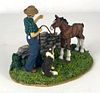 1999 Anheuser-Busch "Scottish Farmer" Clydesdale Collection Figurine Saint Louis Missouri