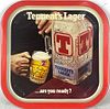 1976 Tennent's Lager Beer 13 inch tray Serving Tray Edinburgh Scotland