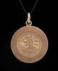 CARTIER 14K YELLOW GOLD ST. CHRISTOPHER MEDAL