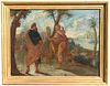 Old Master Painting, David and Jonathan