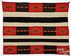 Navajo Indian chief's blanket, ca. 1900