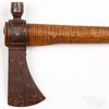 Plains Indian pipe tomahawk, late 19th c.