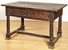 Continental oak work table, 18th c.