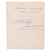 Theodore Roosevelt, William H. Taft, and Congress Signed Autograph Album