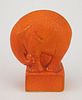 Cowan pottery Elephant paperweight