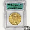 1911-D $20 Gold Double Eagle ICG MS63