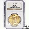 1927 $20 Gold Double Eagle NGC MS66