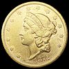 1872-S $20 Gold Double Eagle CLOSELY UNCIRCULATED