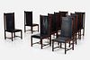 Celina Decoracoes, High-Back Dining Chairs (10)