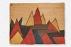 After Alexander Calder, 'Pyramids' Tapestry
