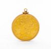 US 1901-S $20 Coin 14K Yellow Gold Bezel